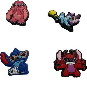 Lilo & Stitch Croc/Shoe Charms brand new set of 4